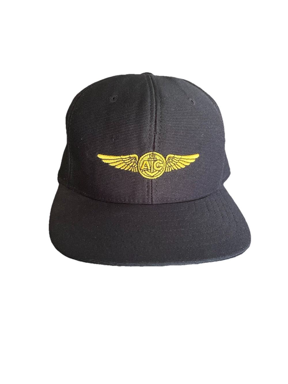 Vintage U.S MILITARY NAVY AIR CREW WINGS HAT DIRECT EMBROIDERED BALL CAP U.S.A